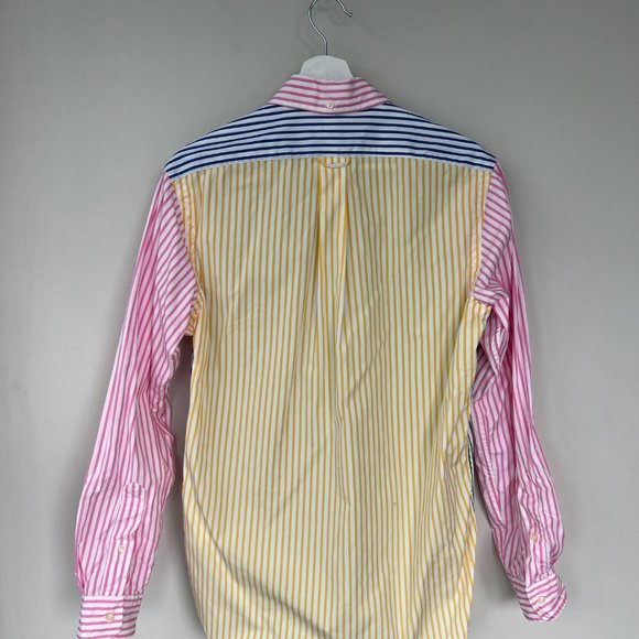 Ralph Lauren Men's shirt rainbow multicolor stripe size S classic fit - Picture 3 of 3